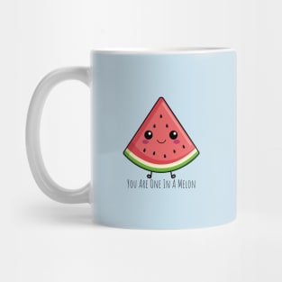 You Are One In A Melon: Sweet Watermelon Pun Apparel | PunnyHouse Mug